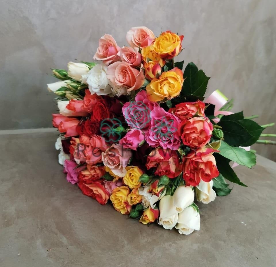 Букет цветов из: Розы в Вулканном