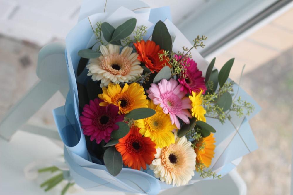 Букет цветов из: Герберы в Вулканном