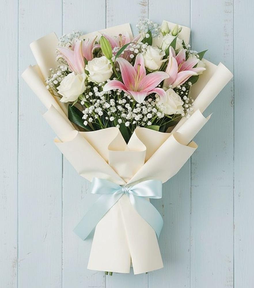 Букет цветов из: Лилии в Вулканном