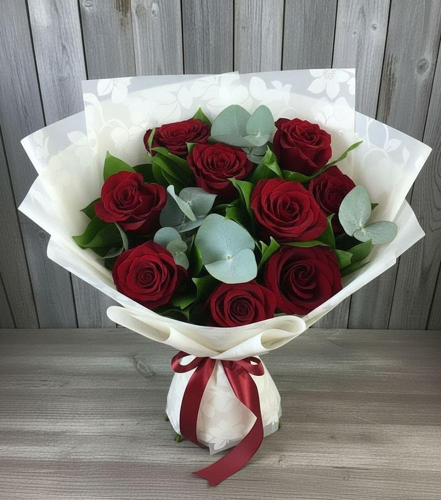 Букет цветов из: Розы в Вулканном