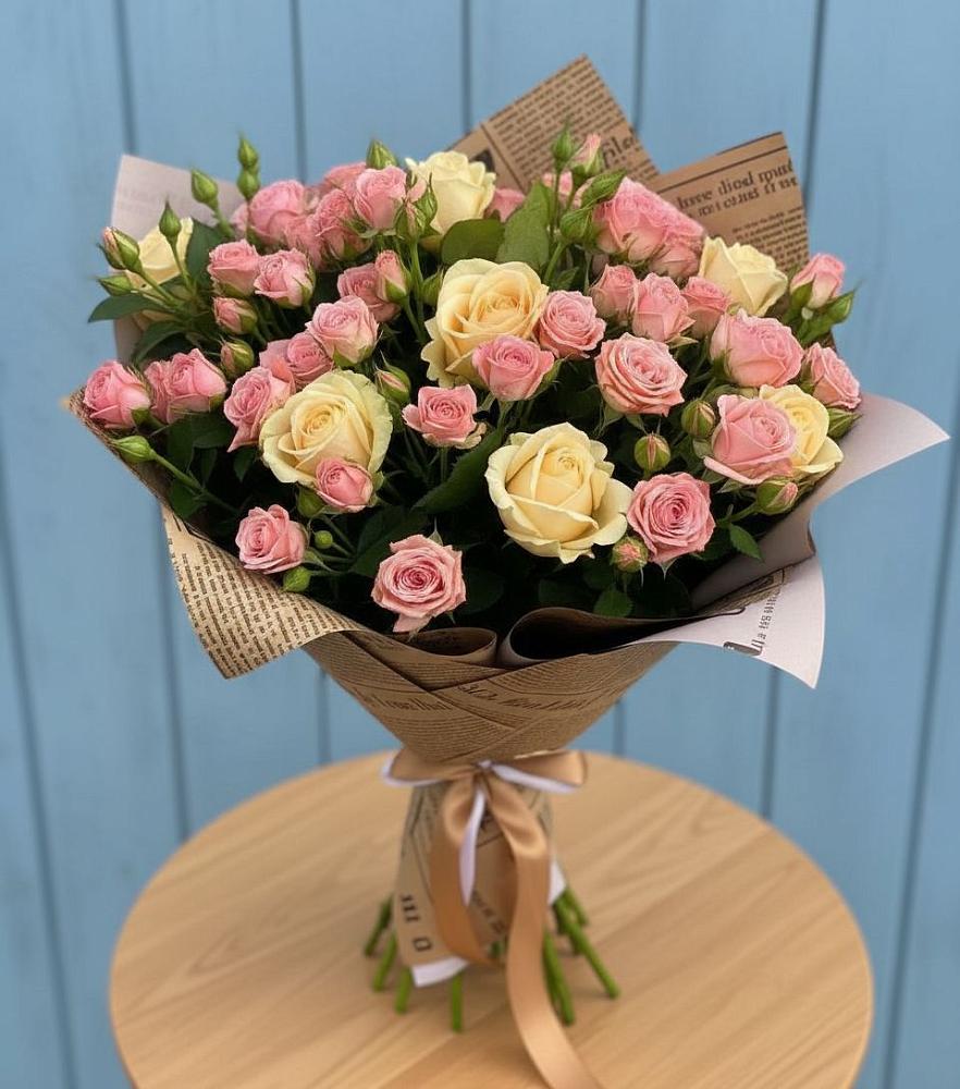 Букет цветов из: Розы в Вулканном