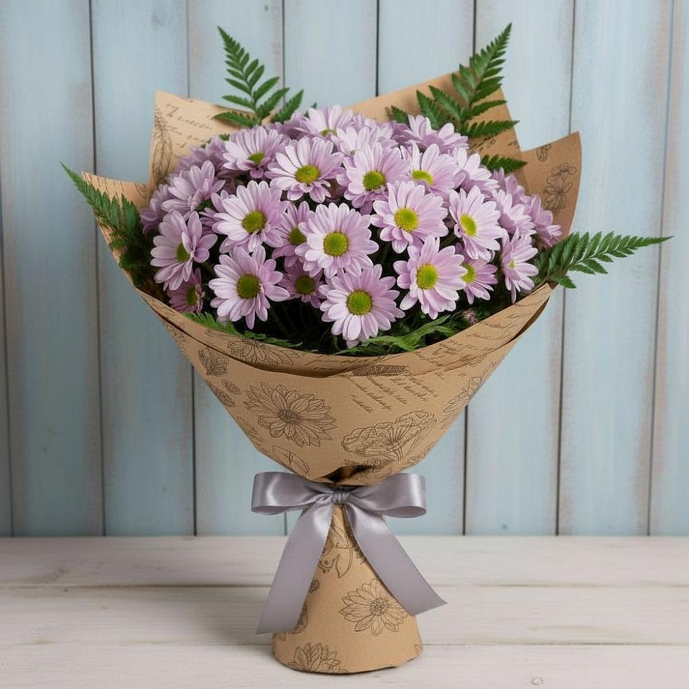 Букет цветов из: Хризантемы в Вулканном