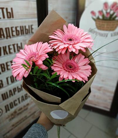 Букет цветов из: Герберы в Вулканном