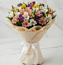 Букет цветов из:  Альстромерии в Вулканном