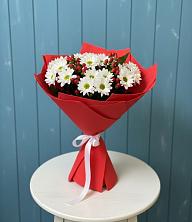 Букет цветов из:  Хризантемы в Вулканном