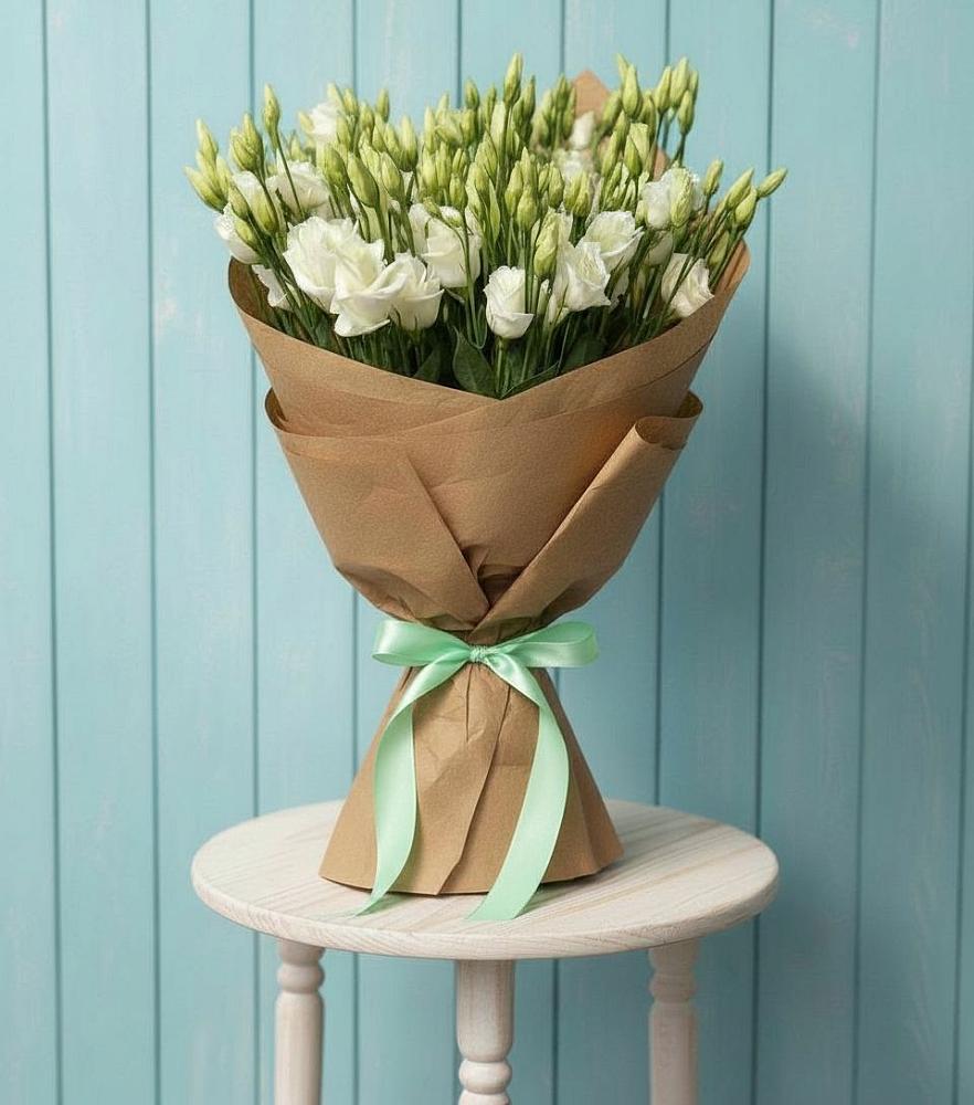 Букет цветов из: Лизиантусы в Вулканном