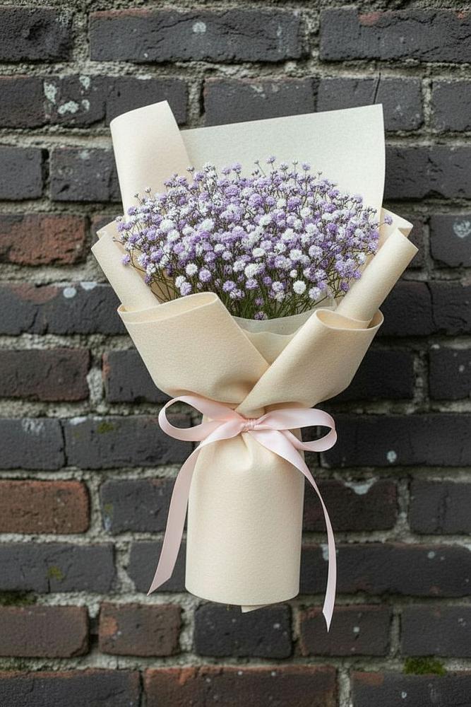 Букет цветов из: Гипсофила в Вулканном