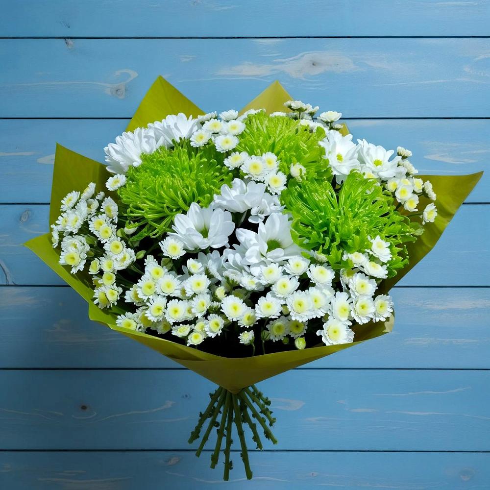 Букет цветов из: Хризантемы в Вулканном