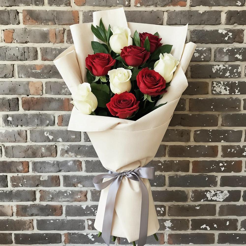 Букет цветов из: Розы в Вулканном