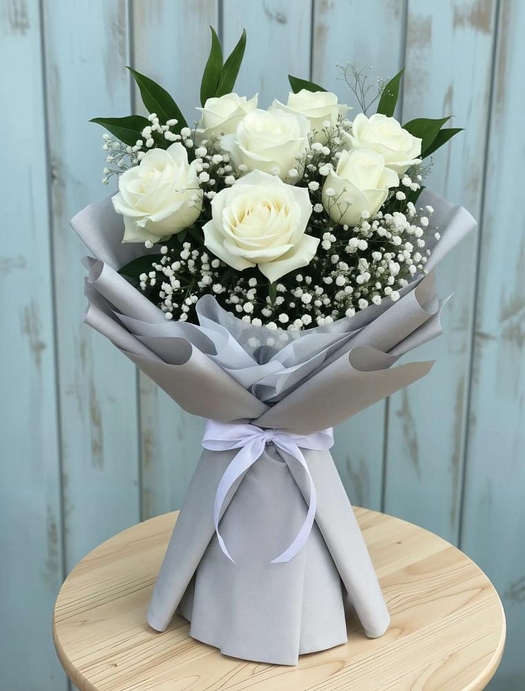 Букет цветов из: Розы в Вулканном