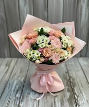 Букет цветов из:  Гвоздики, Розы и Хризантемы #REPLACE_PRED# Вулканном