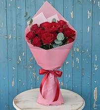 Букет цветов из:  Розы в Вулканном