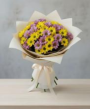 Букет цветов из:  Хризантемы в Вулканном