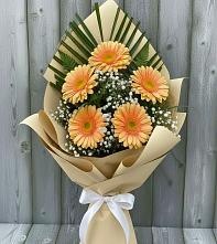 Букет цветов из:  Герберы в Вулканном