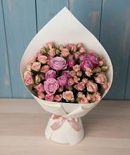 Букет цветов из:  Розы в Вулканном